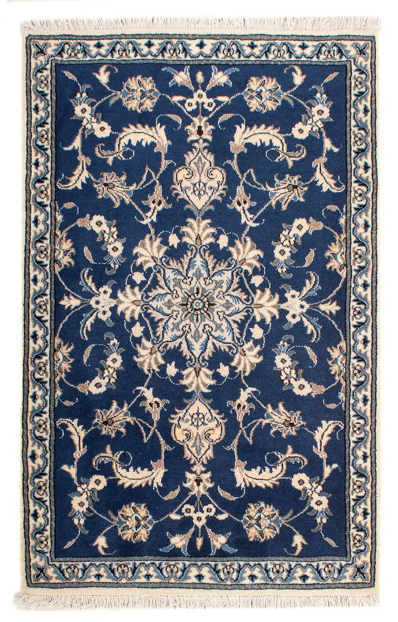 Tappeto Persero - Nain - 140 x 87 cm - blu scuro
