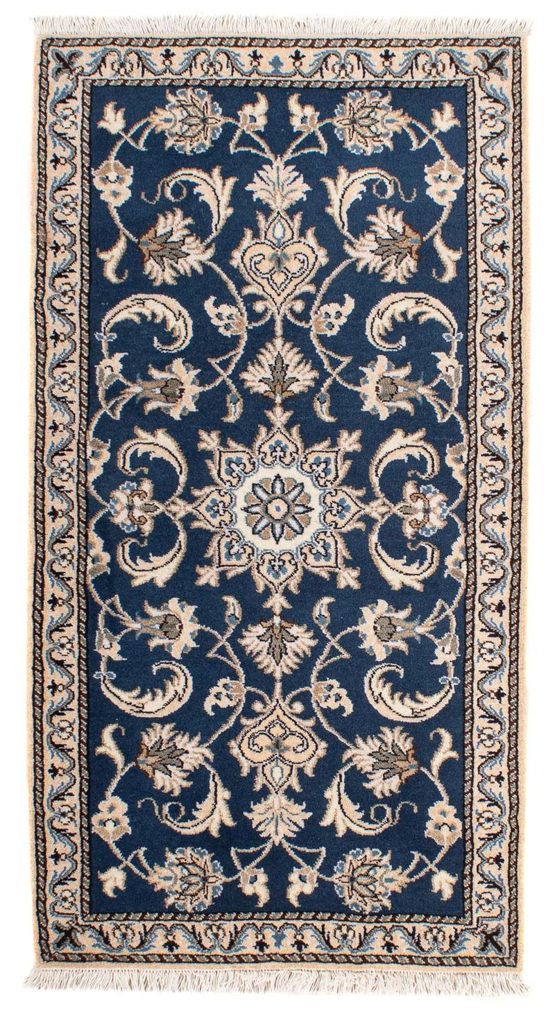 Tappeto Persero - Nain - 140 x 70 cm - blu scuro