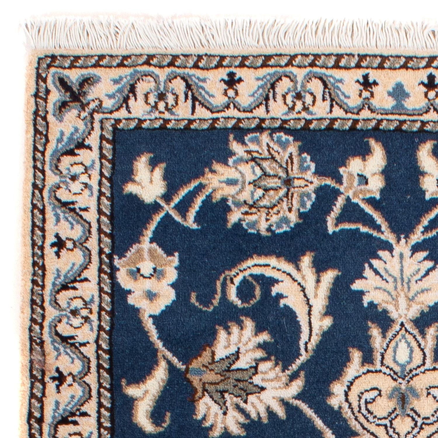 Tappeto Persero - Nain - 140 x 70 cm - blu scuro