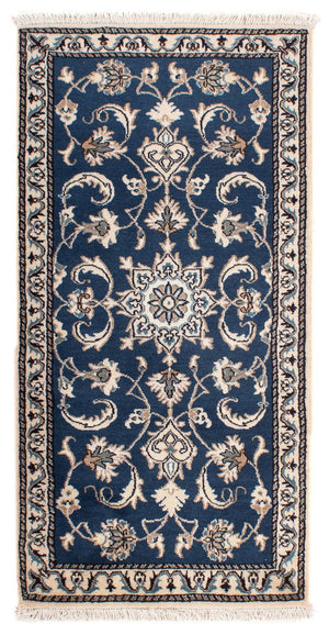 Tappeto Persero - Nain - 139 x 68 cm - blu scuro