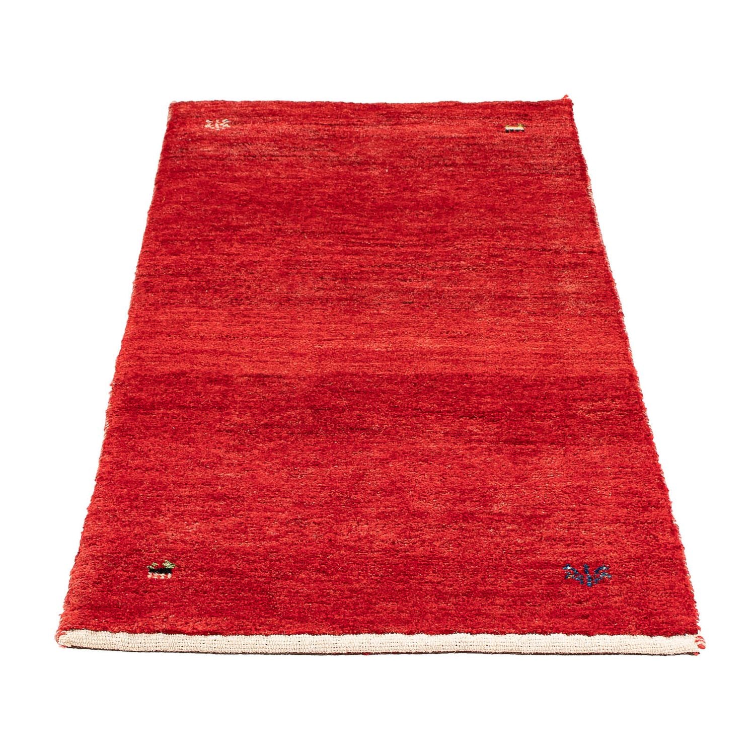 Tappeto Gabbeh - Loribaft Persero - 136 x 64 cm - rosso scuro