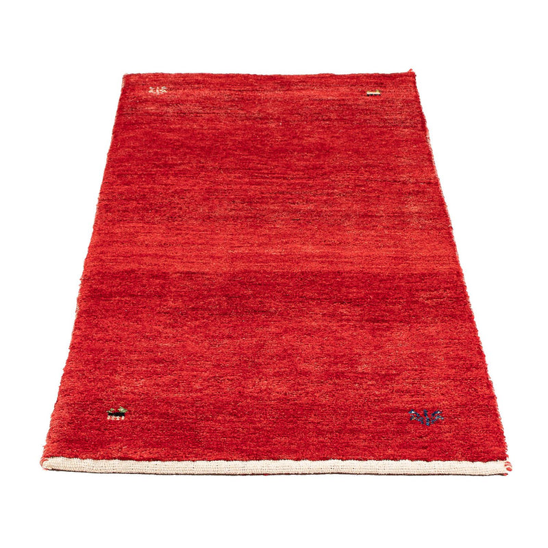 Tappeto Gabbeh - Loribaft Persero - 136 x 64 cm - rosso scuro