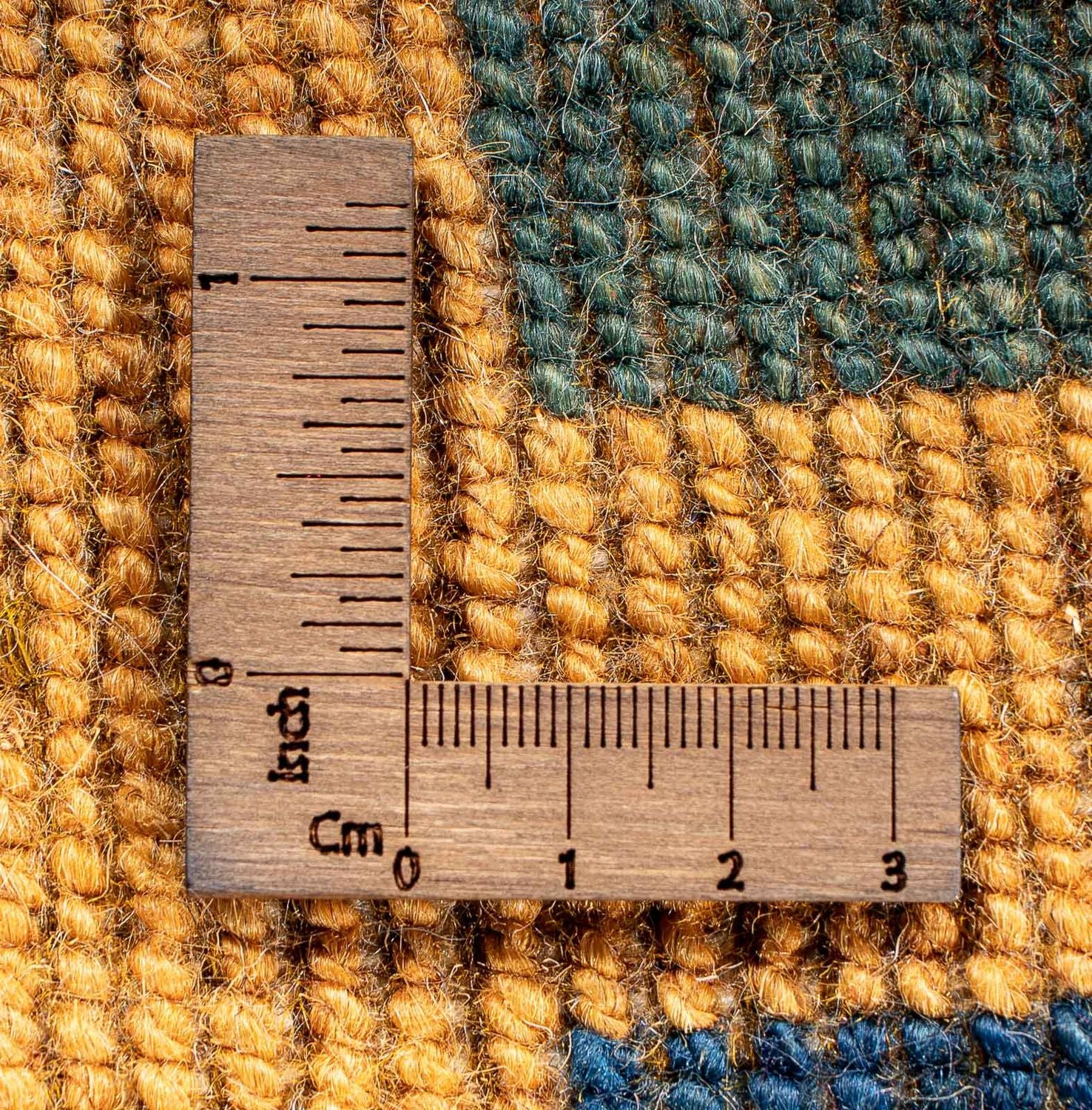 Tappeto Gabbeh - Loribaft Persero - 118 x 84 cm - giallo senape