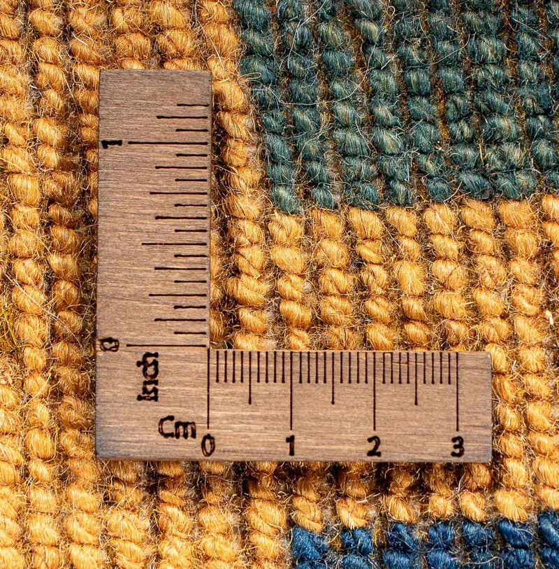Tappeto Gabbeh - Loribaft Persero - 118 x 84 cm - giallo senape