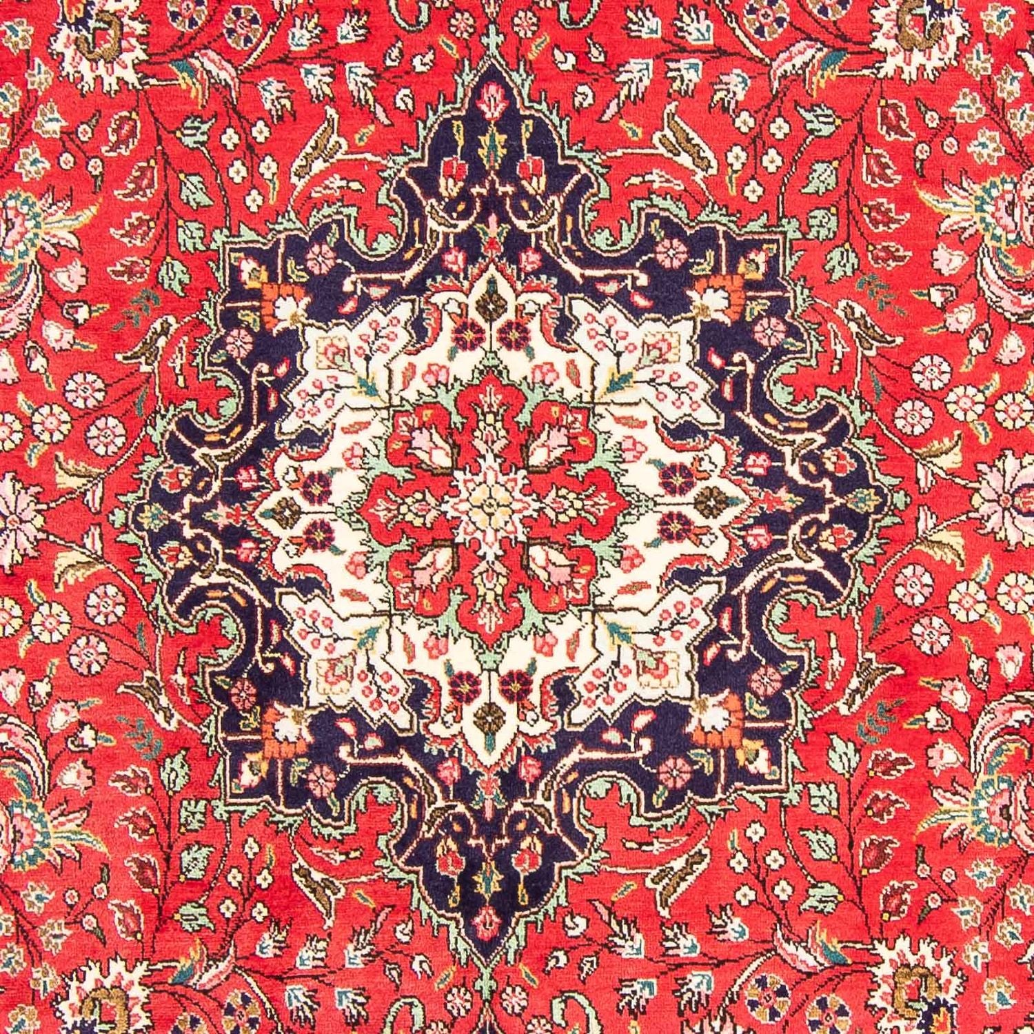 Tappeto Persero - Tabriz - 309 x 200 cm - rosso