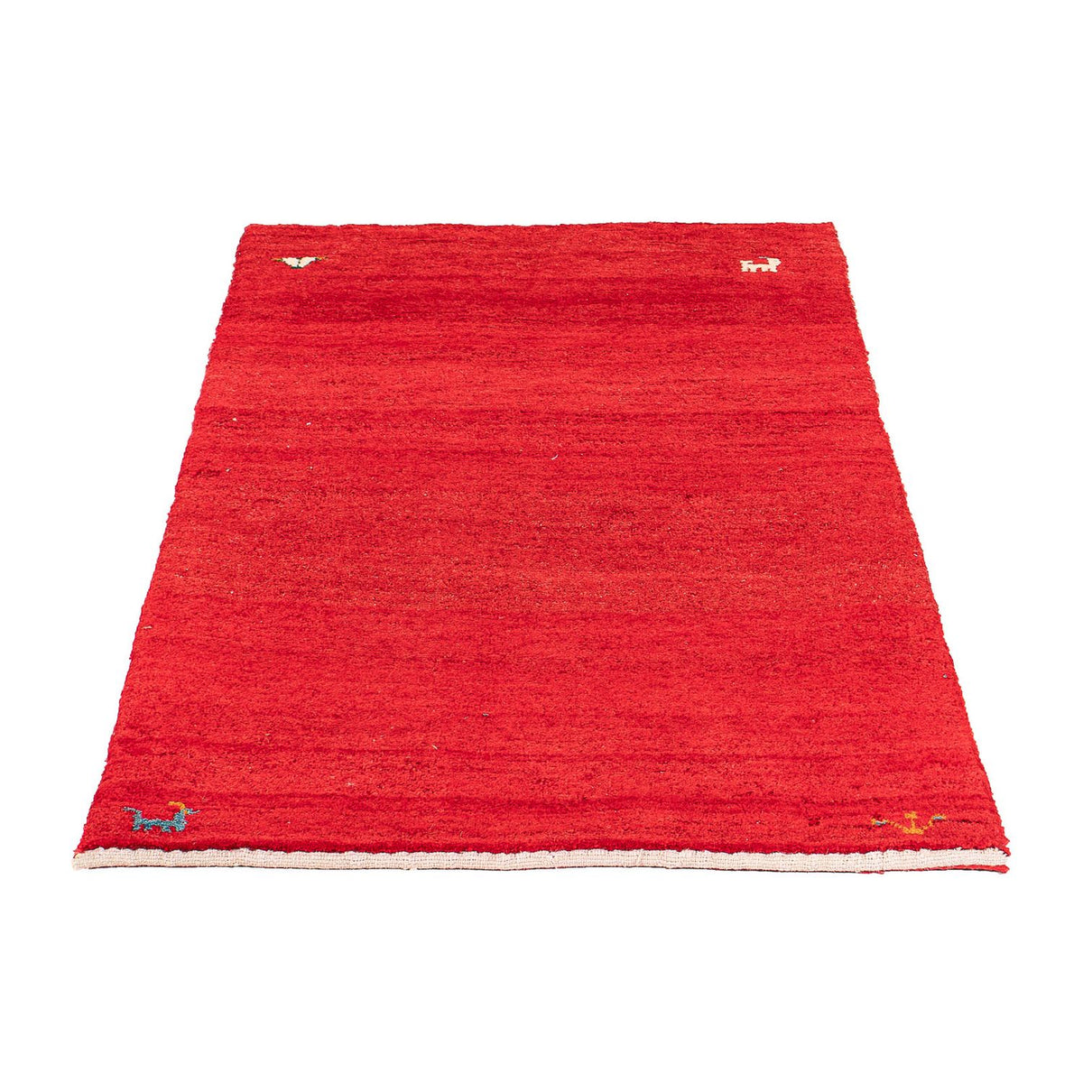 Tappeto Gabbeh - Loribaft Persero - 130 x 76 cm - rosso scuro