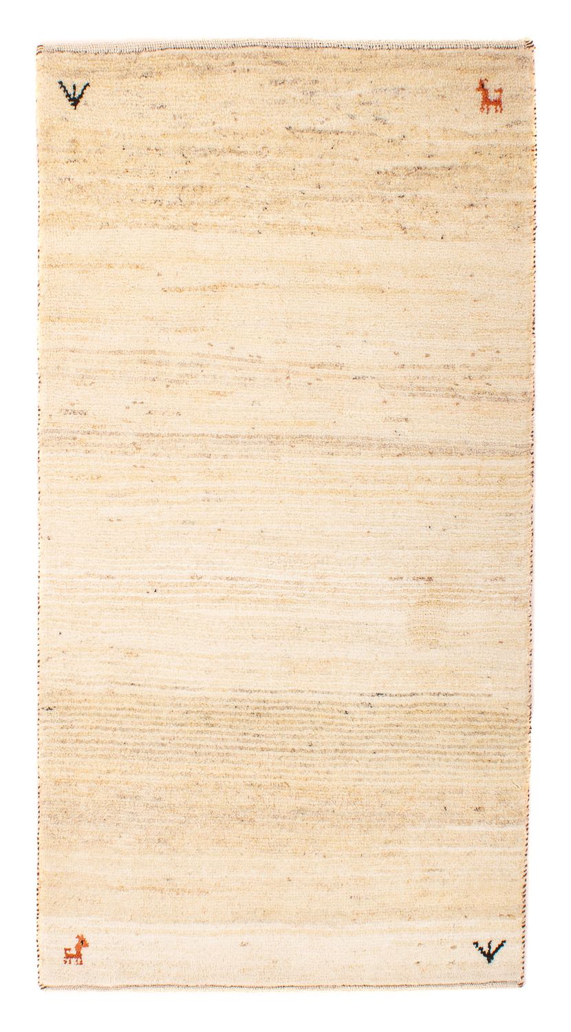 Tappeto Gabbeh - Loribaft Persero - 129 x 73 cm - beige