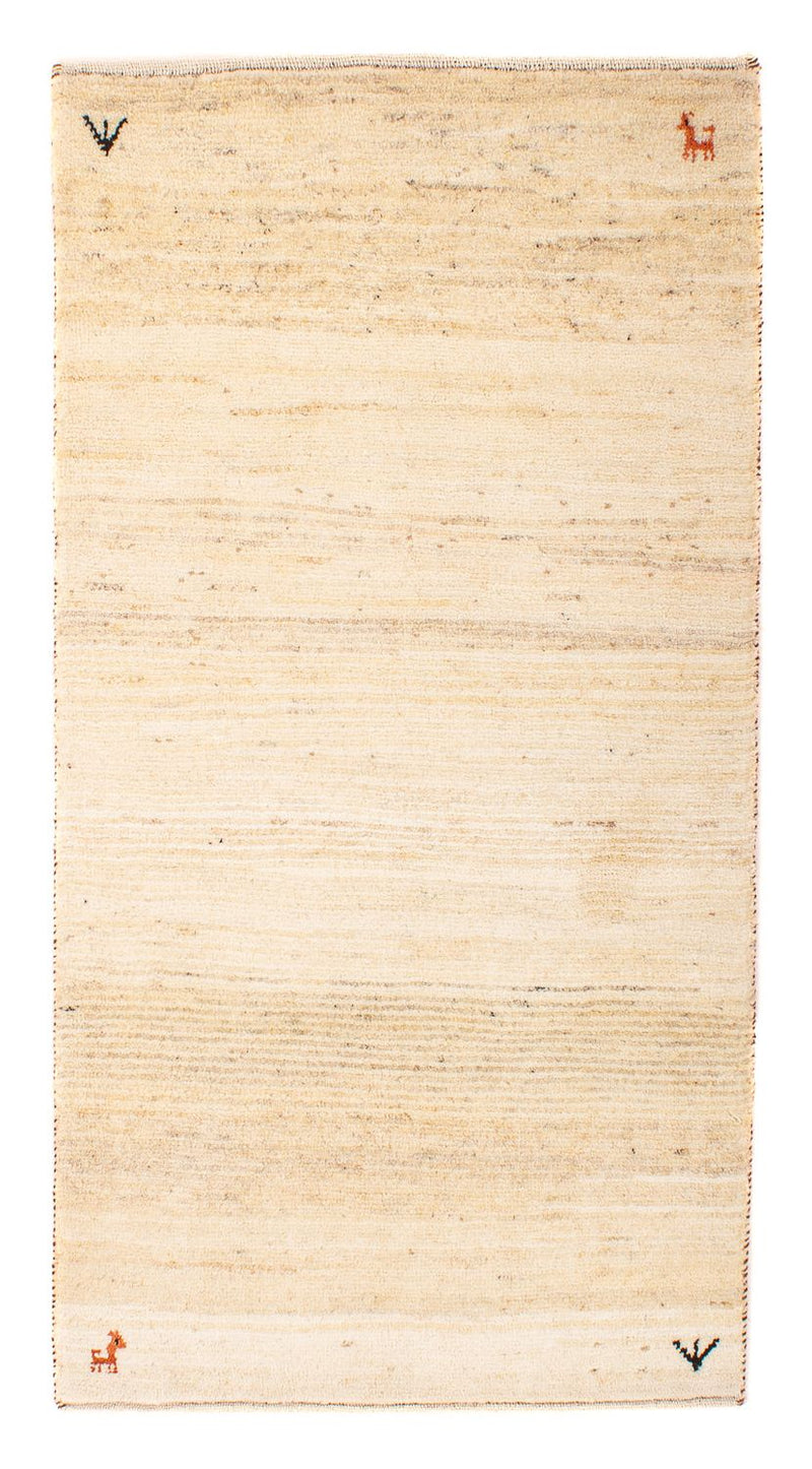 Tappeto Gabbeh - Loribaft Persero - 129 x 73 cm - beige
