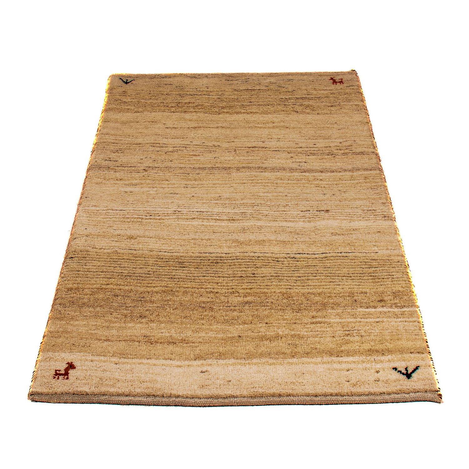 Tappeto Gabbeh - Loribaft Persero - 129 x 73 cm - beige