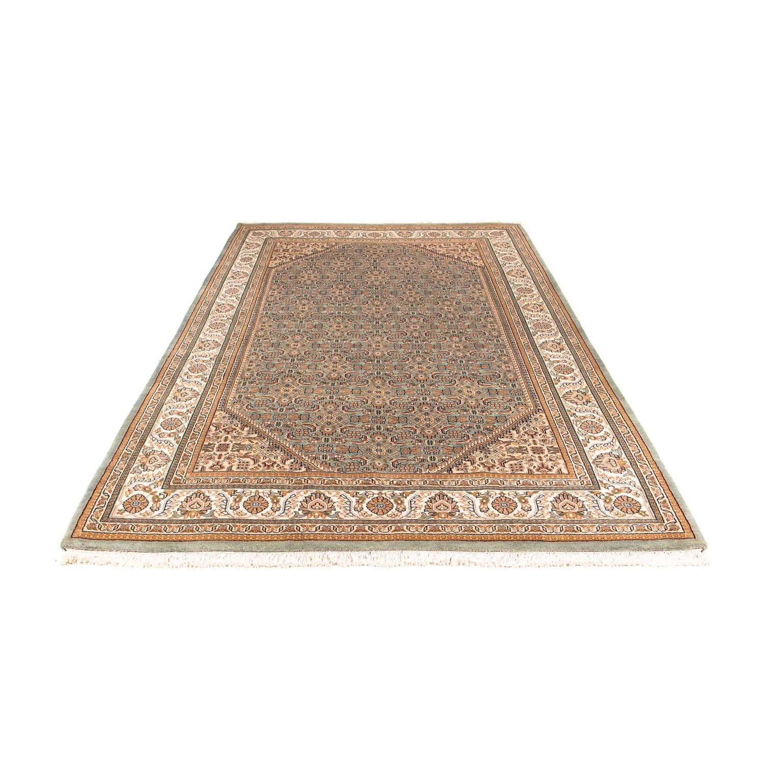 Tappeto orientale - Bidjar - Indo - 237 x 168 cm - grigio chiaro