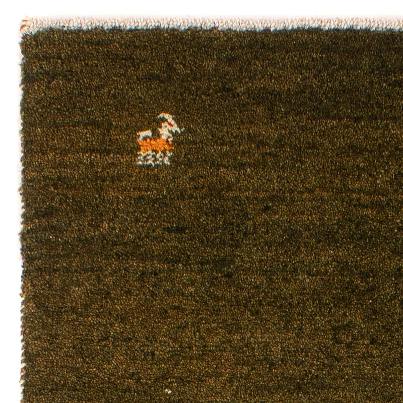 Tappeto Gabbeh - Loribaft Persero - 144 x 70 cm - marrone scuro