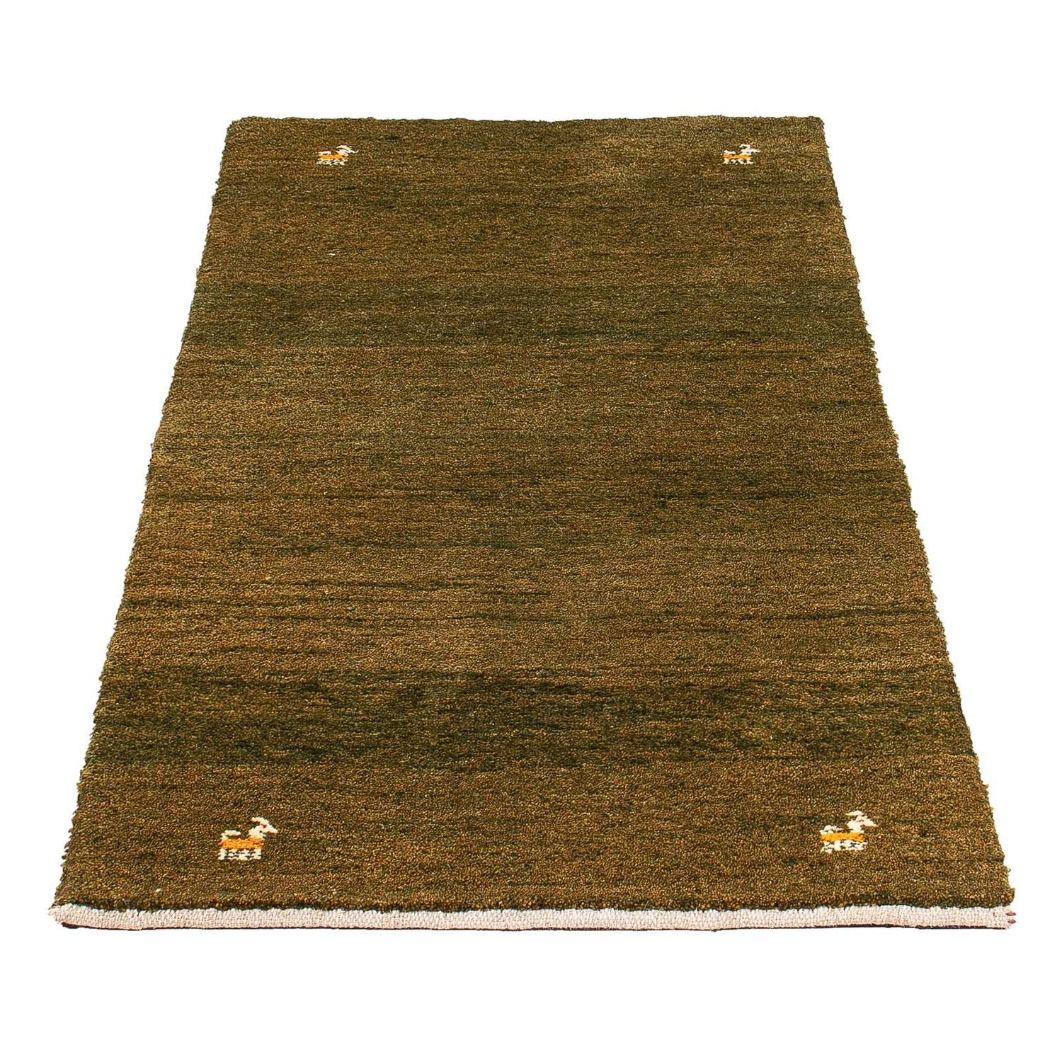 Tappeto Gabbeh - Loribaft Persero - 144 x 70 cm - marrone scuro
