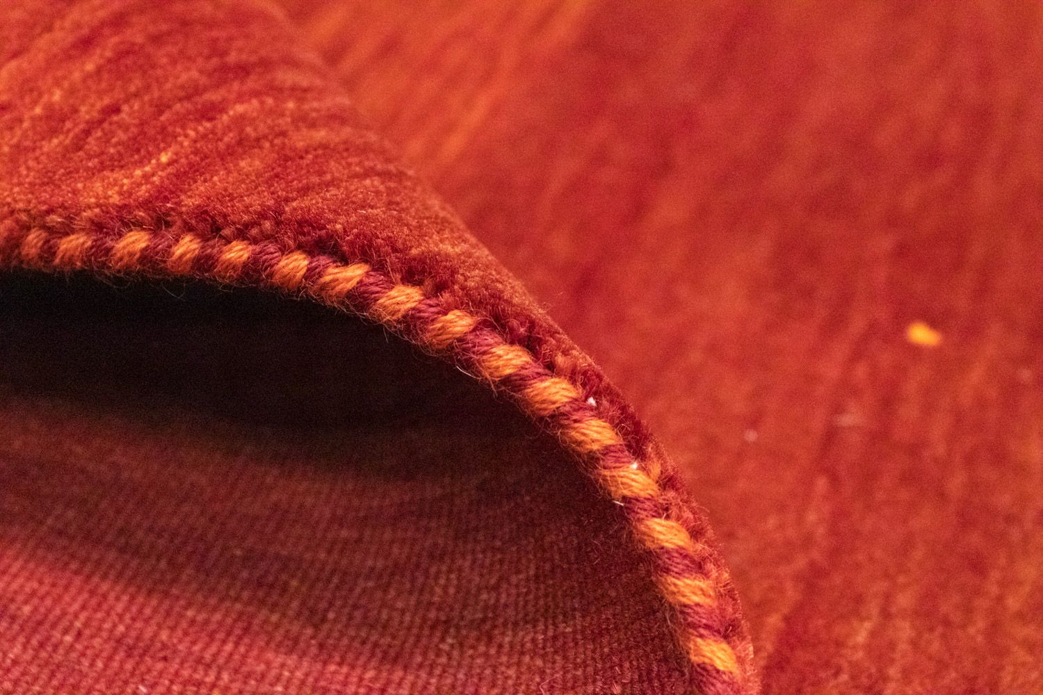 Tappeto Gabbeh - Loribaft Persero - 239 x 175 cm - arancione