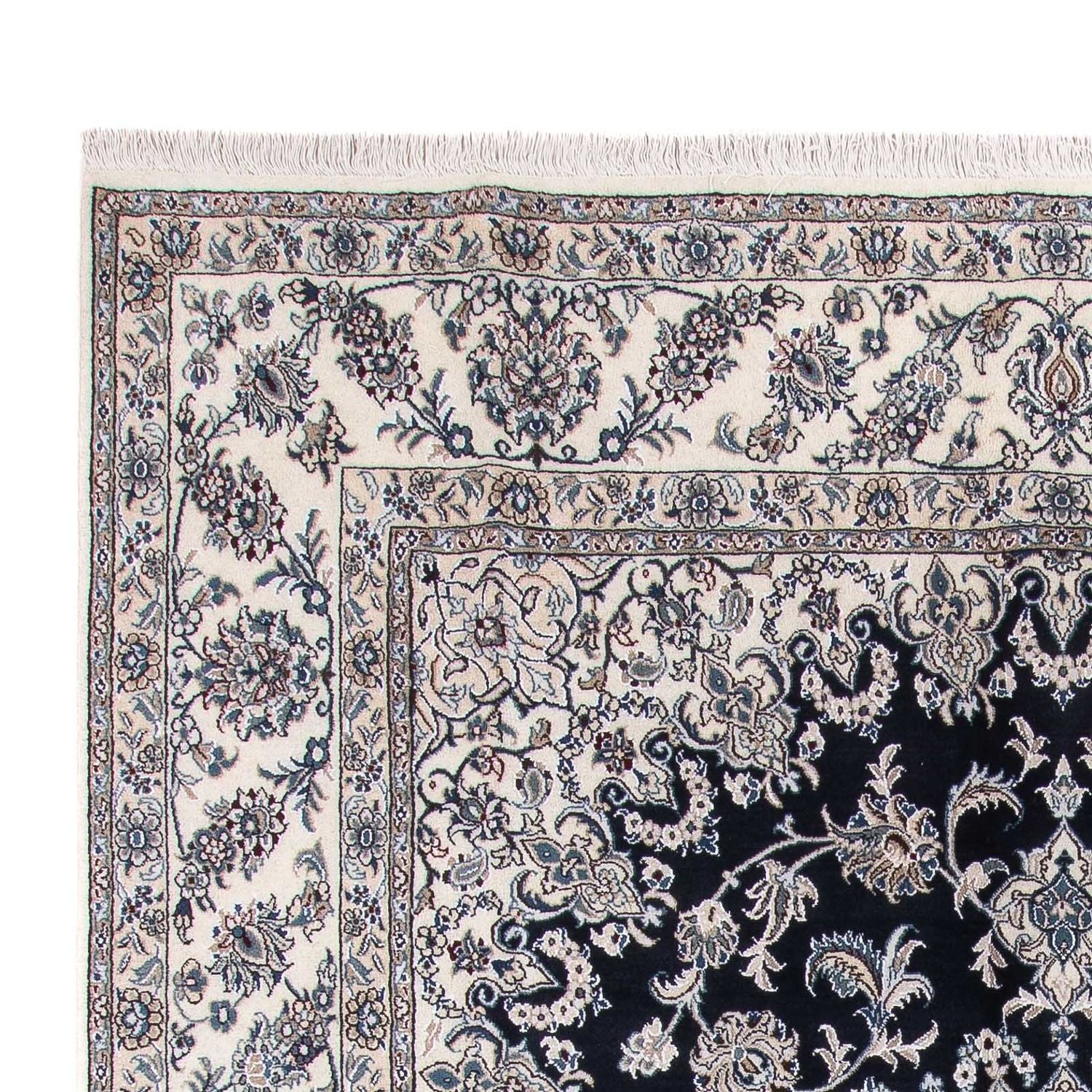 Tappeto Persero - Nain - 300 x 245 cm - blu scuro