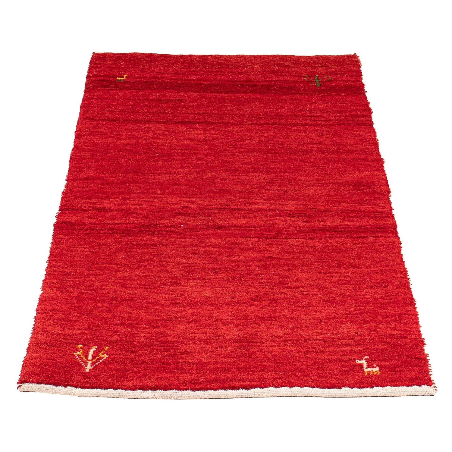 Tappeto Gabbeh - Loribaft Persero - 134 x 68 cm - rosso scuro