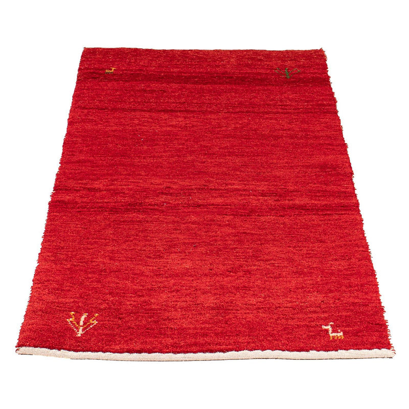 Tappeto Gabbeh - Loribaft Persero - 134 x 68 cm - rosso scuro