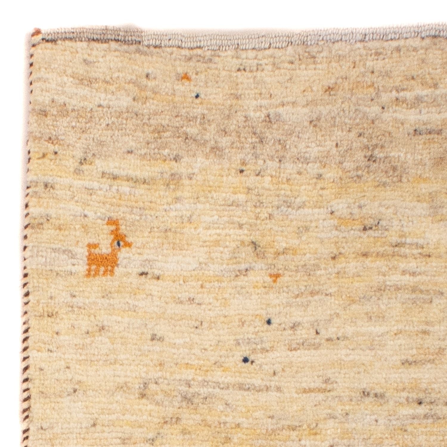 Tappeto Gabbeh - Loribaft Persero - 131 x 72 cm - beige