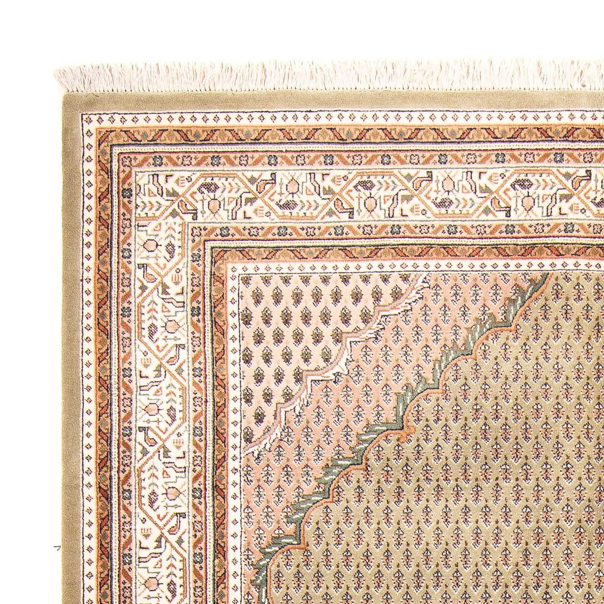 Tappeto orientale - Mir - Indus - 238 x 176 cm - beige chiaro
