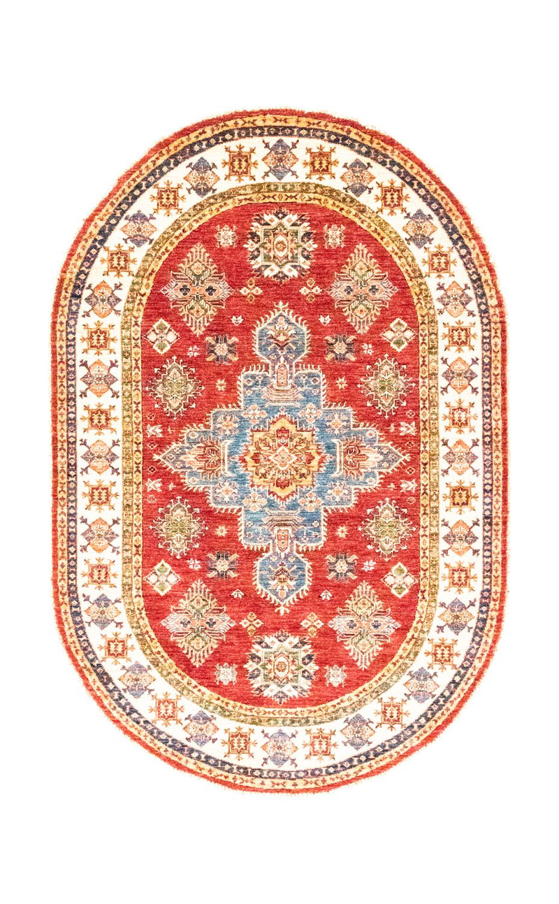 Tappeto Ziegler ovale  - 211 x 141 cm - rosso