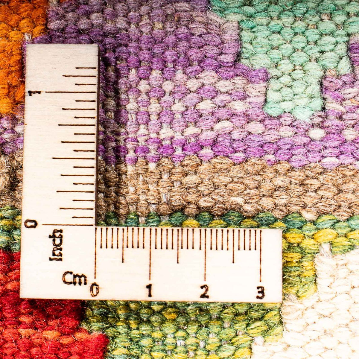 Tappeto corsia Tappeto Kelim - Splash - 300 x 82 cm - multicolore