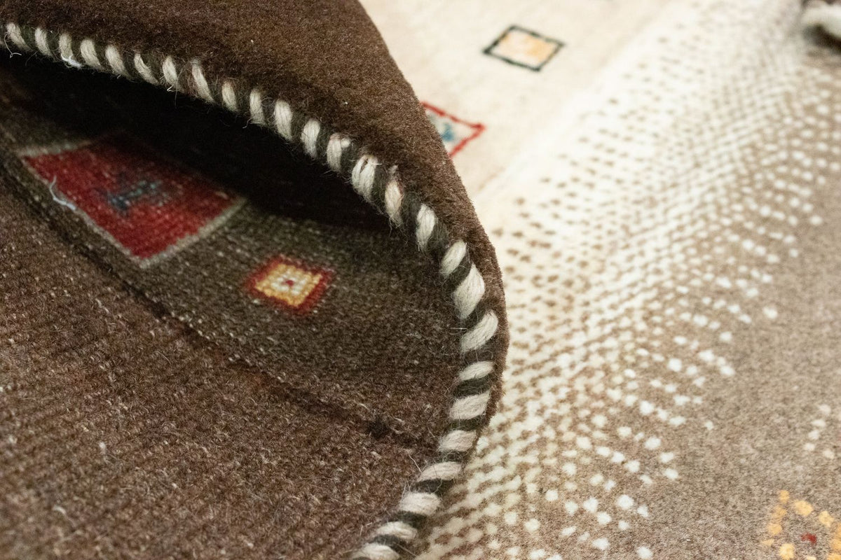 Tappeto Gabbeh - Loribaft Persero - 194 x 148 cm - marrone