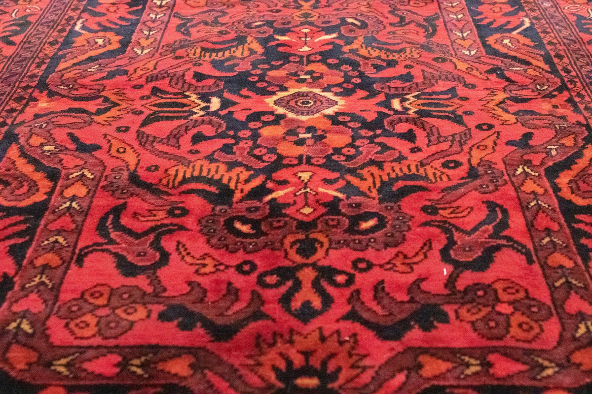 Tappeto corsia Tappeto afgano - Kunduz - 213 x 102 cm - rosso