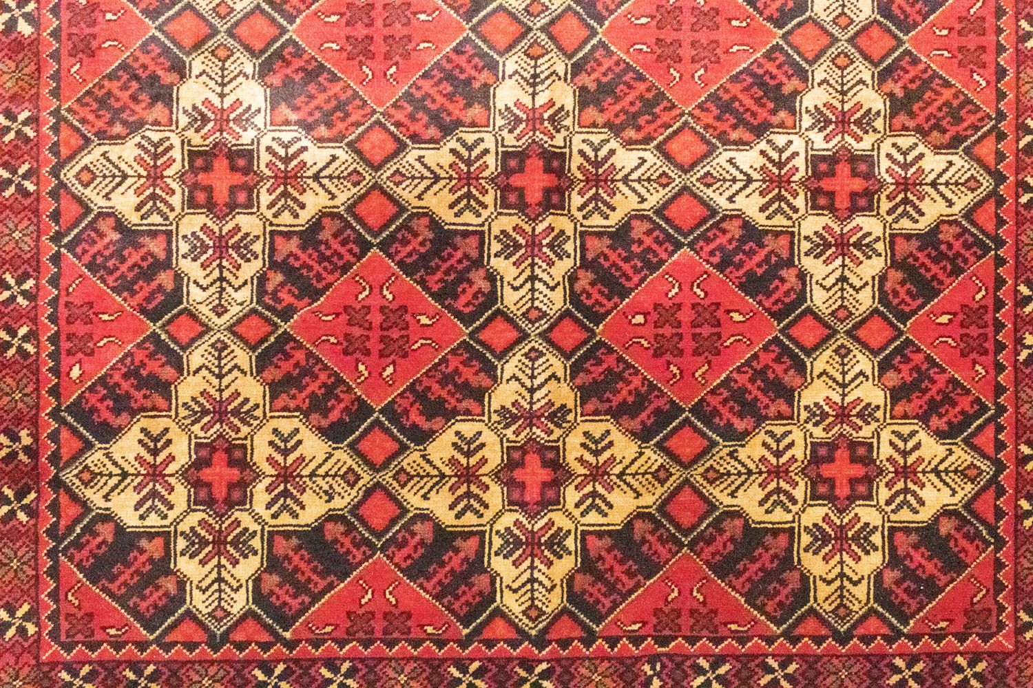 Tappeto afgano - 202 x 152 cm - rosso