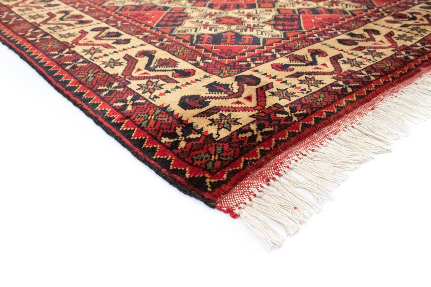 Tappeto afgano - 202 x 152 cm - rosso