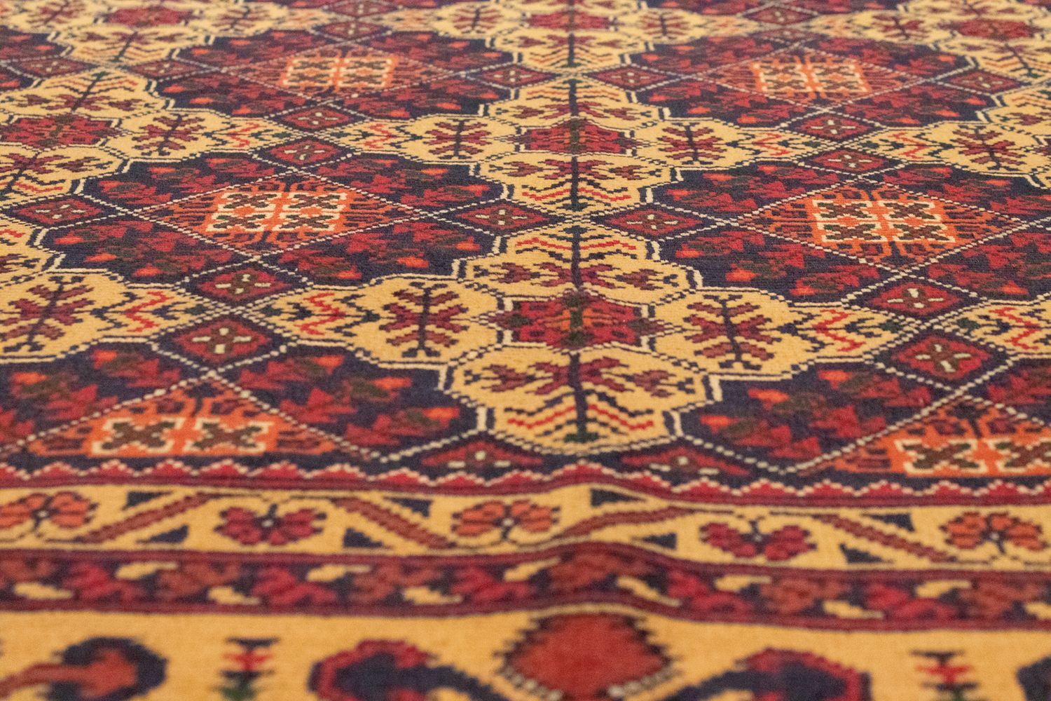 Tappeto afgano - 190 x 152 cm - rosso