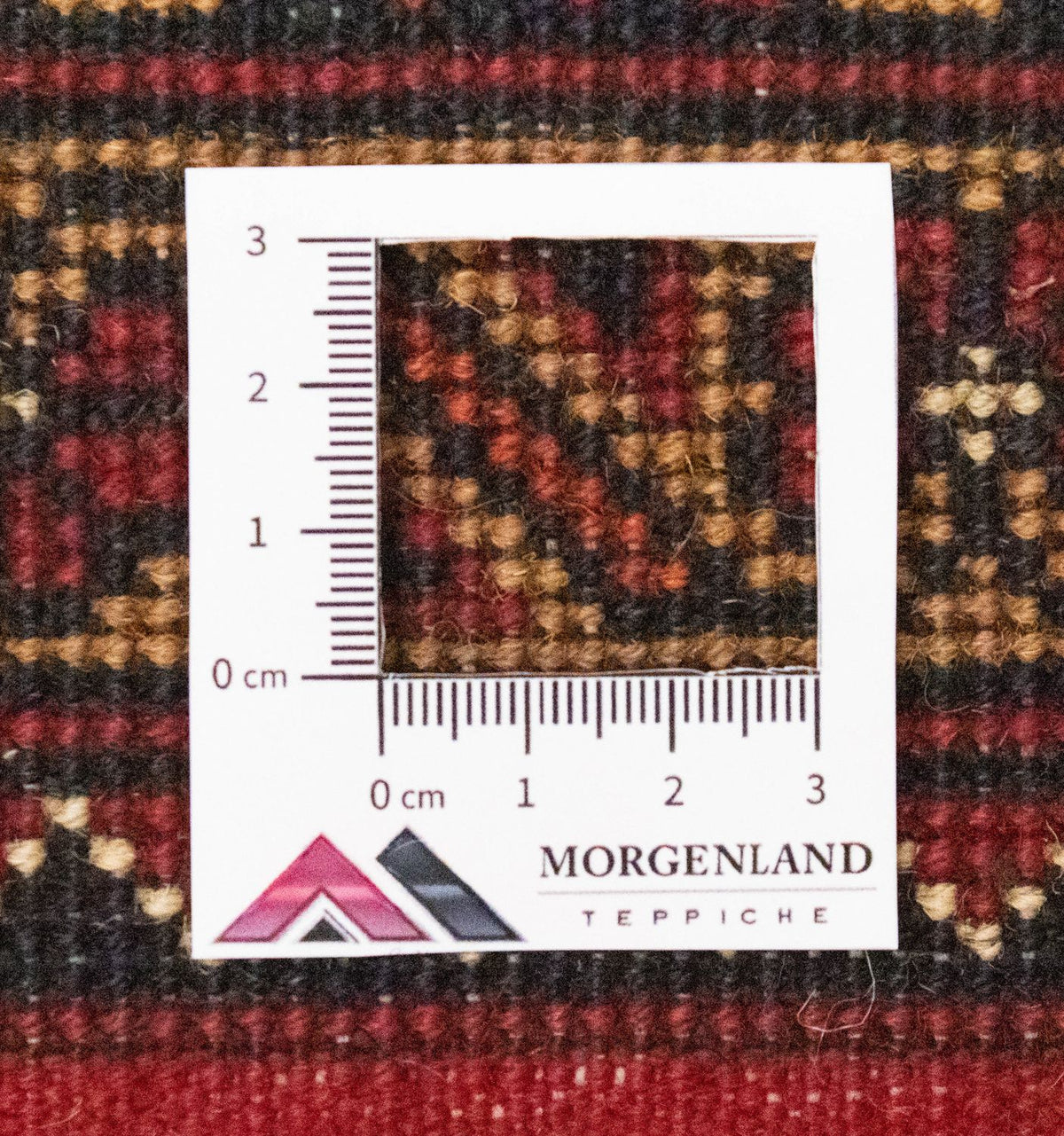 Tappeto afgano - 195 x 153 cm - marrone