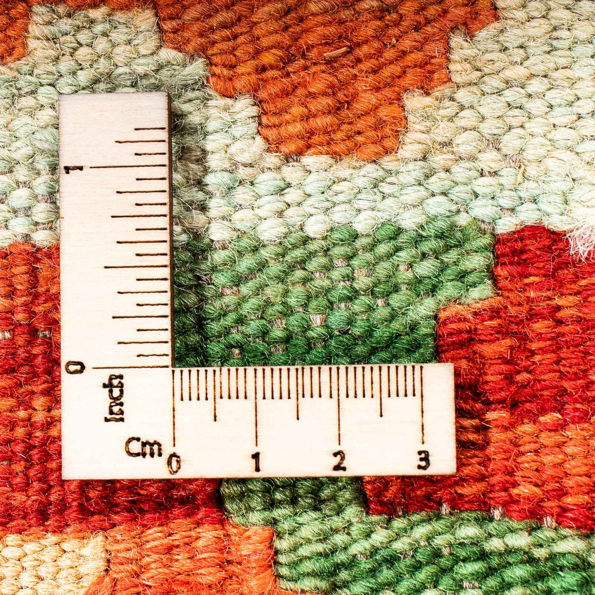 Tappeto Kelim - Splash - 148 x 104 cm - ruggine