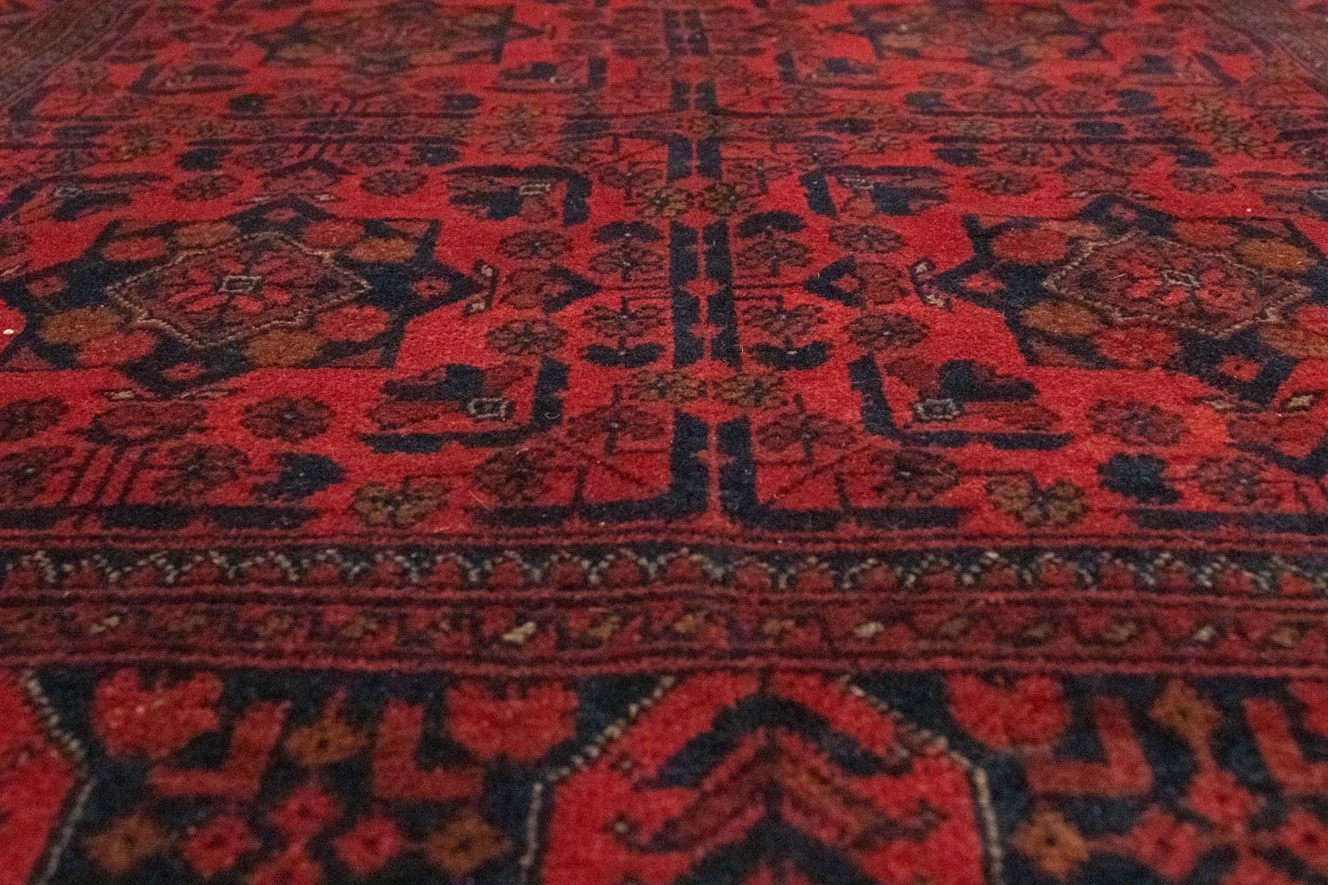 Tappeto afgano - Kunduz - 197 x 126 cm - rosso