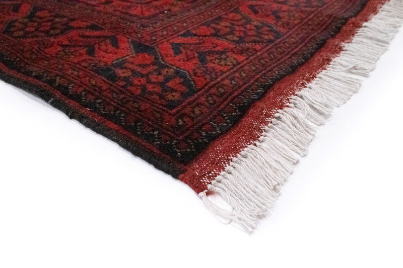Tappeto afgano - Kunduz - 197 x 126 cm - rosso