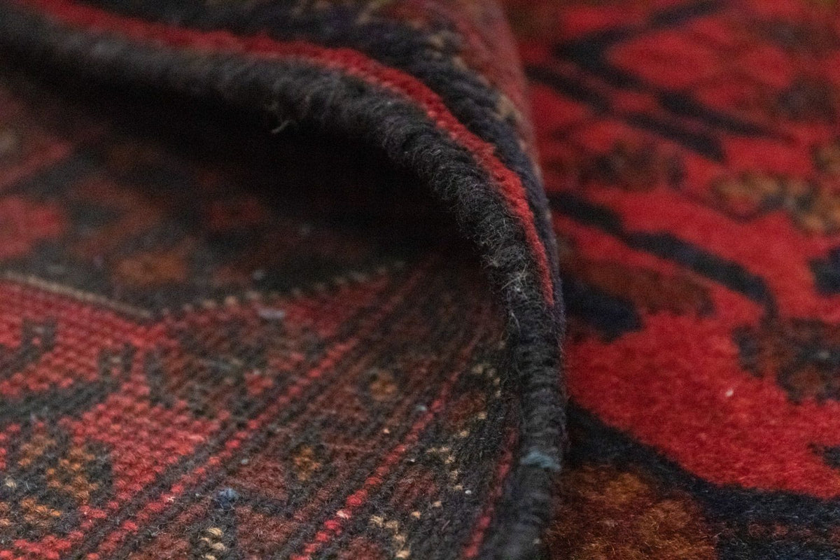 Tappeto afgano - Kunduz - 197 x 126 cm - rosso