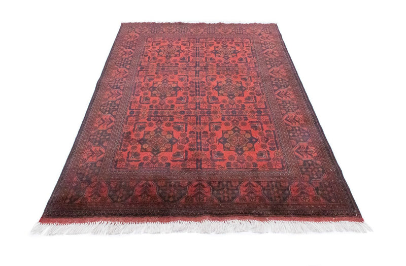 Tappeto afgano - Kunduz - 197 x 126 cm - rosso