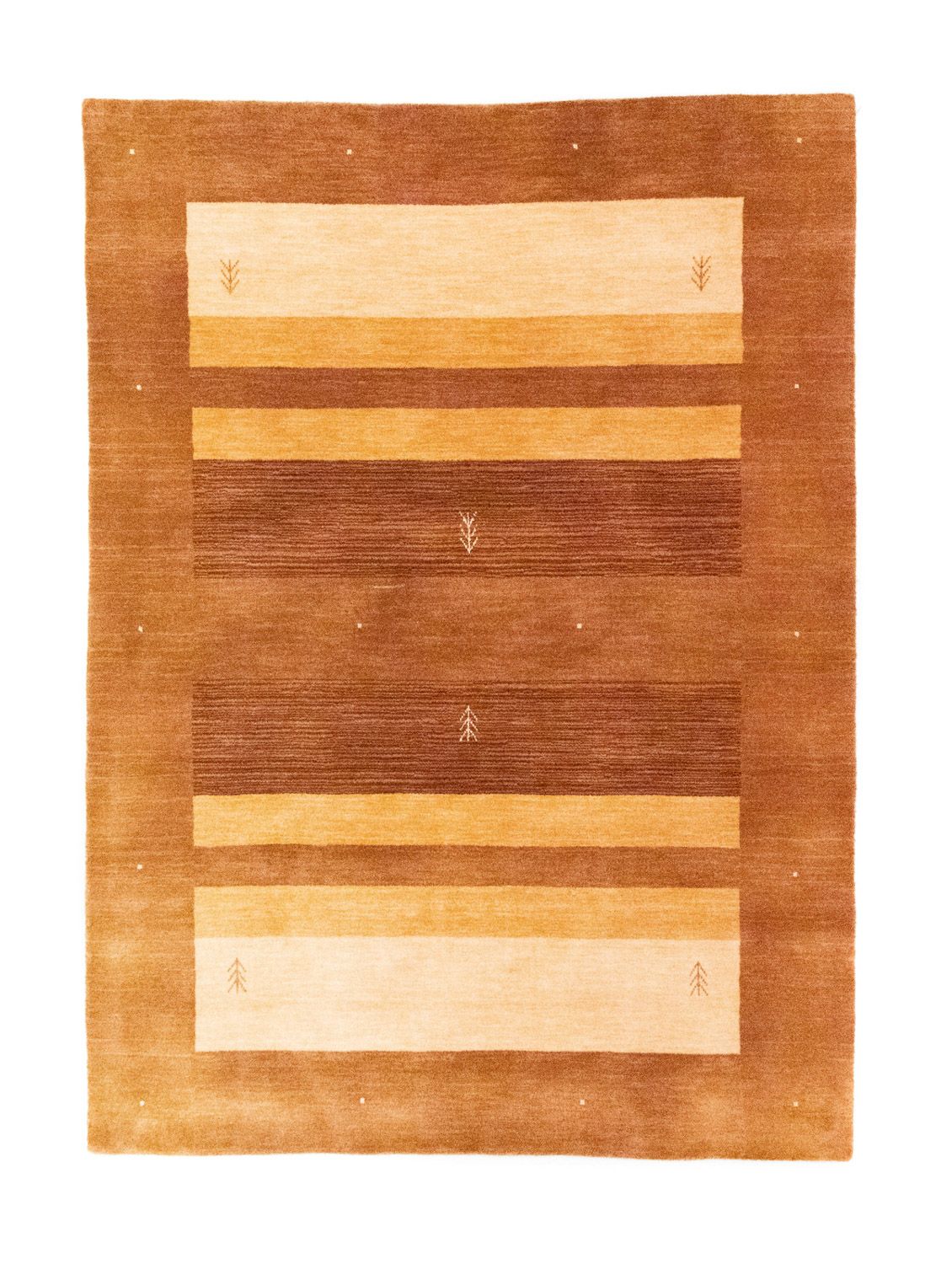 Tappeto Gabbeh - Loribaft Persero - 169 x 120 cm - arancione