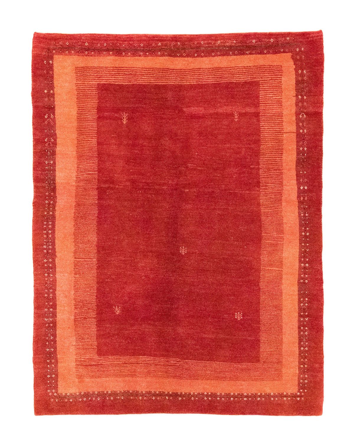 Tappeto Gabbeh - Persero - 188 x 142 cm - arancione