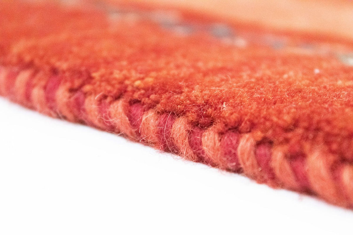 Tappeto Gabbeh - Persero - 188 x 142 cm - arancione