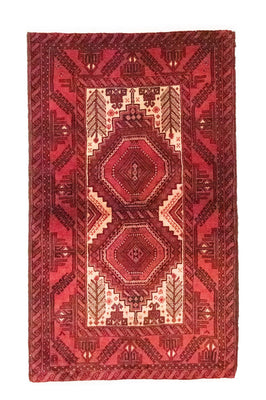 Tappeto corsia Tappeto Belutsch - 178 x 103 cm - rosso