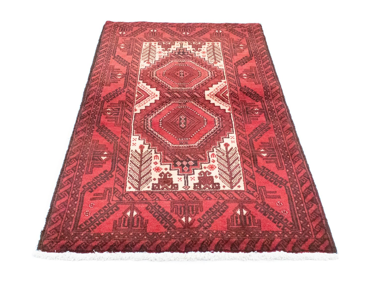 Tappeto corsia Tappeto Belutsch - 178 x 103 cm - rosso