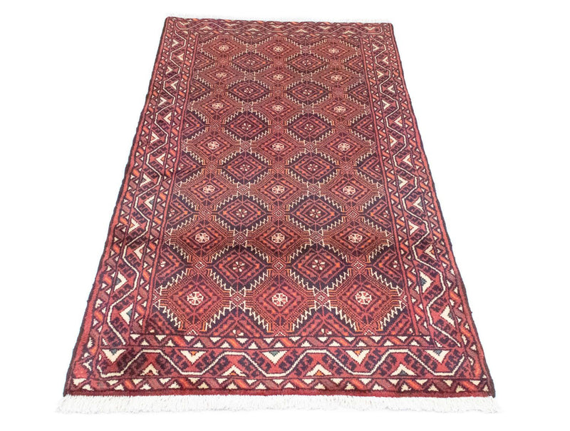 Tappeto corsia Tappeto Belutsch - 187 x 95 cm - marrone
