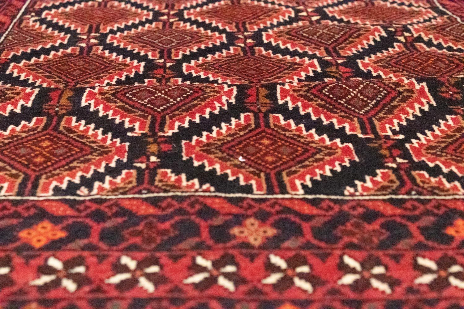 Tappeto corsia Tappeto Belutsch - 185 x 102 cm - marrone