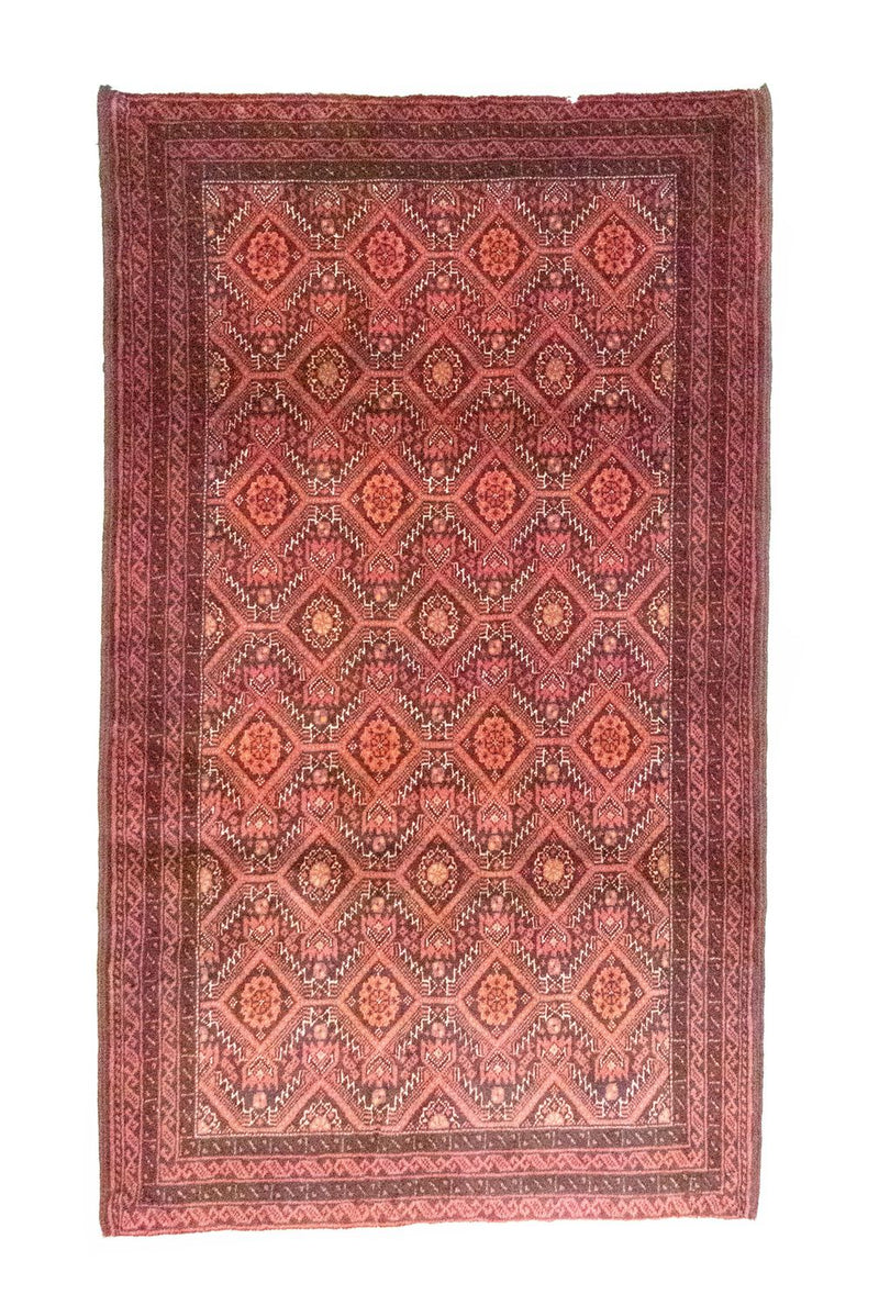 Tappeto corsia Tappeto Belutsch - 177 x 100 cm - ruggine