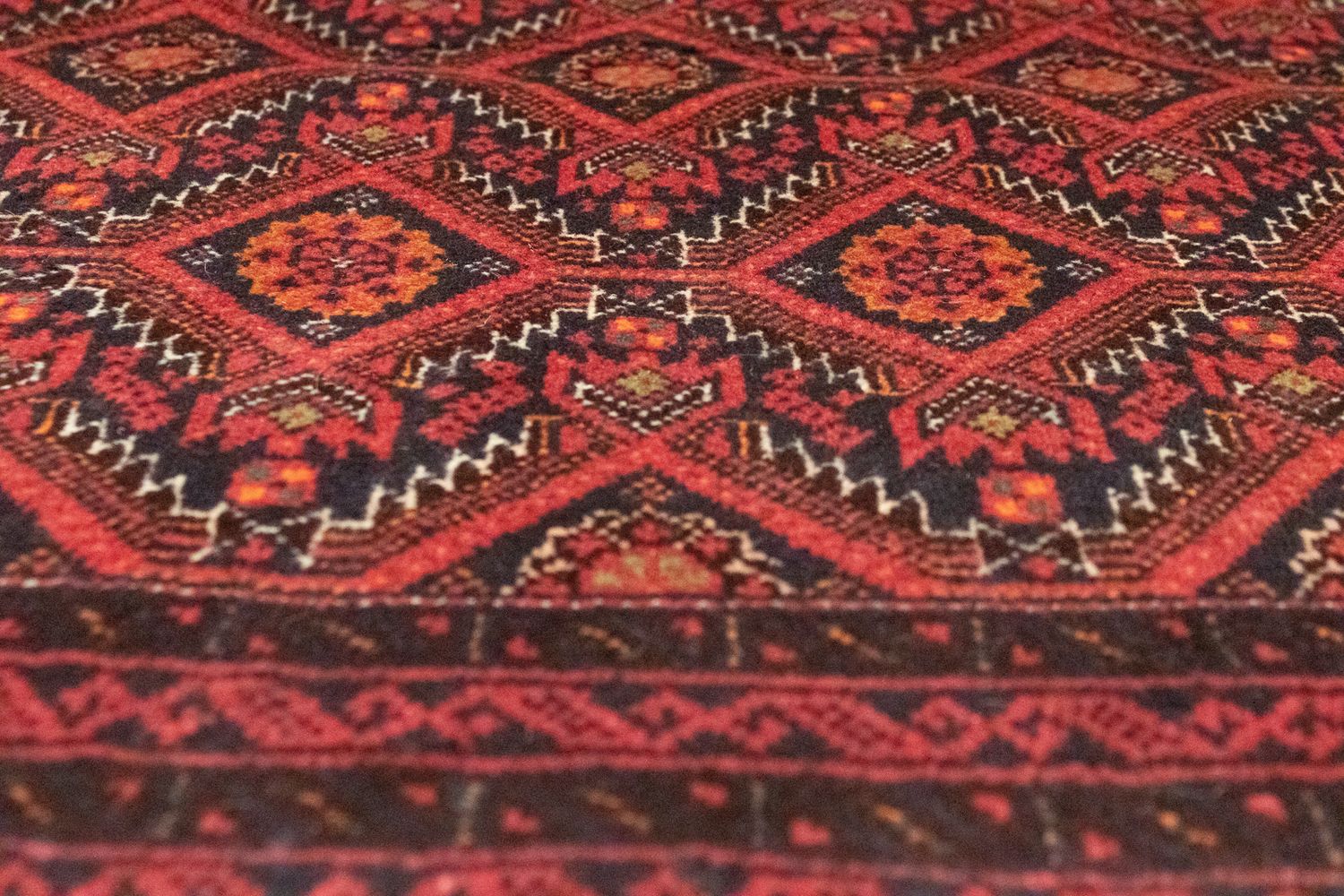 Tappeto corsia Tappeto Belutsch - 177 x 100 cm - ruggine