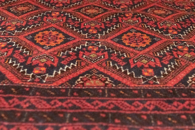 Tappeto corsia Tappeto Belutsch - 177 x 100 cm - ruggine
