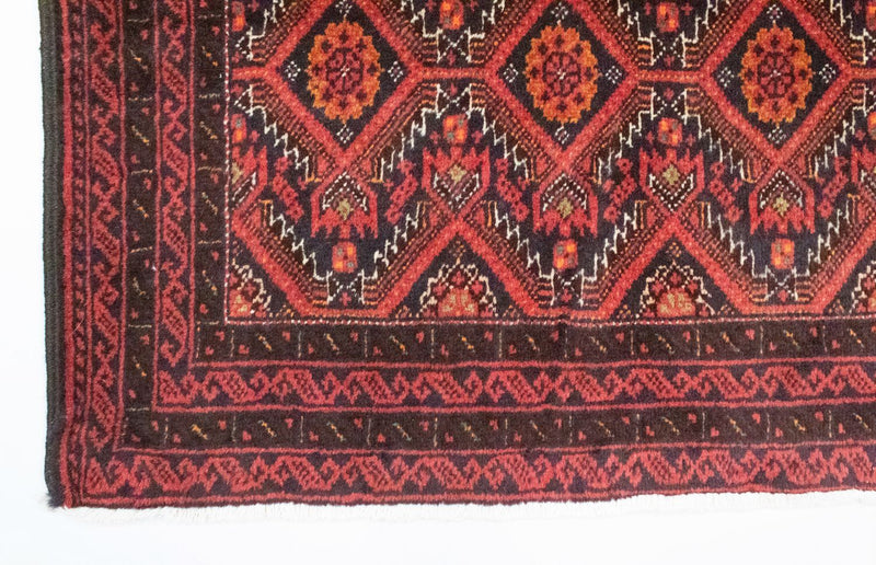 Tappeto corsia Tappeto Belutsch - 177 x 100 cm - ruggine