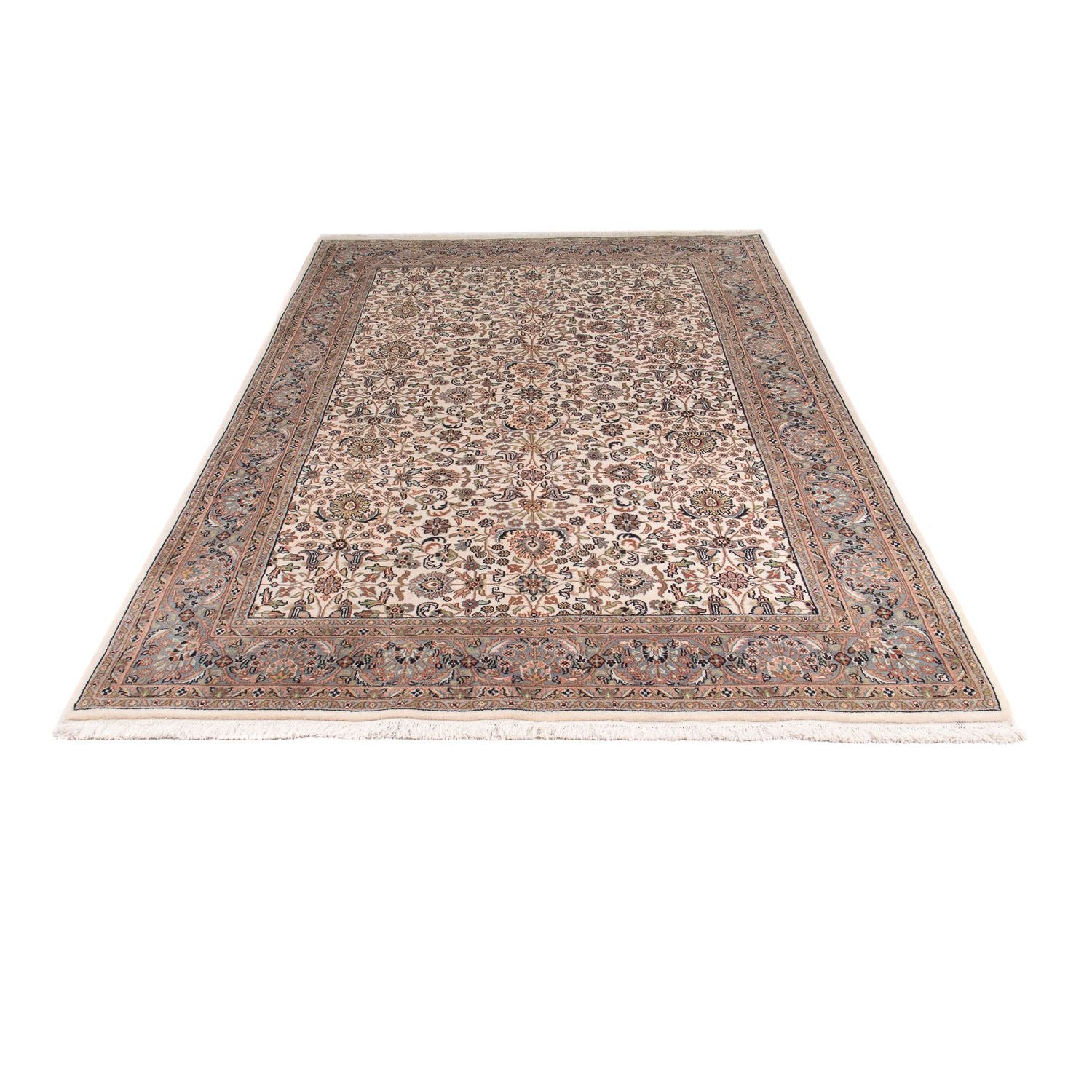 Tappeto orientale - Keshan - Indo - 245 x 165 cm - beige