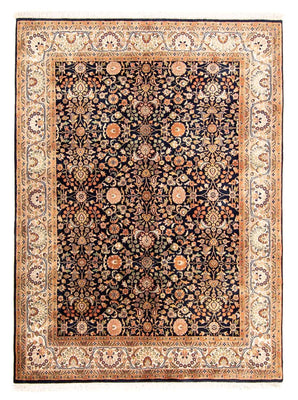 Tappeto orientale - Keshan - Indo - 230 x 168 cm - blu scuro