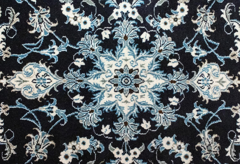 Tappeto Persero - Nain - 131 x 90 cm - blu scuro