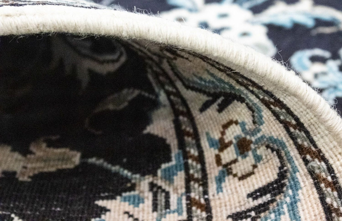 Tappeto Persero - Nain - 131 x 90 cm - blu scuro